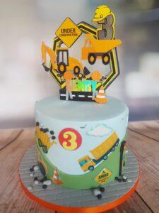 Henry's Digger Cake - made with love by Julie's Cake Company