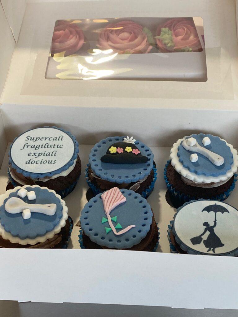 Mary Poppins Cupcakes - made with love by Julie's Cake Company